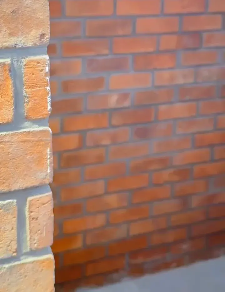 Interior brick wall